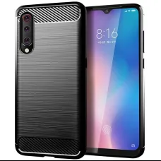 Carbon mintájú TPU tok Xiaomi Redmi Mi A3 / Xiaomi Mi CC9E fekete