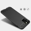 Carbon mintájú TPU tok iPhone 11 Pro Max fekete - 0. kép