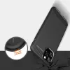 Carbon mintájú TPU tok iPhone 11 Pro Max fekete - 4. kép