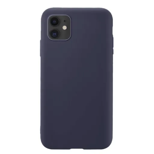 Flexibilis szilikon tok iPhone 11 sötétkék Flexibilis szilikon tok iPhone 11 sötétkék