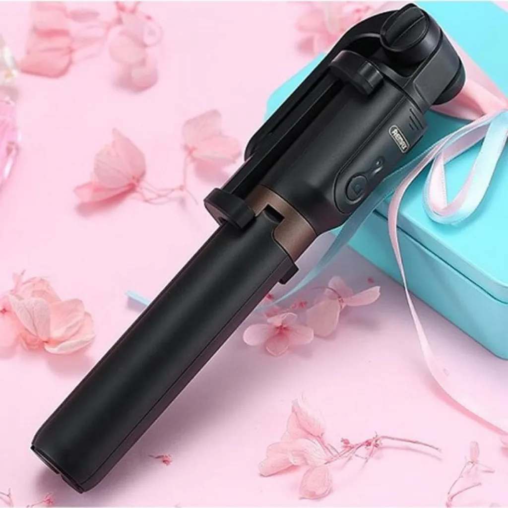 Remax vezeték nélküli selfie bot és tripod fekete (RP-P9) - 8