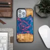 Bewood Unique Vegas pink és kék fa és gyanta tok iPhone 15 Pro Max - 0. kép