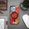 Bewood Unique MagSafe Párizs fa és gyanta tok iPhone 15 Pro - Piros és arany tok - 1. kép
