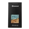 Wood and Resin tok iPhone 12/12 Pro Bewood Unique Uranus - Kék és Fehér - 1. kép