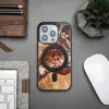 Bewood Unique MagSafe Wenus fa és műgyanta tok iPhone 15 Pro - Fekete és Piros - 1. kép