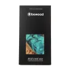 iPhone 15 Pro Max Bewood Unique türkiz fa és gyanta tok - Türkiz és fekete tok - 3. kép
