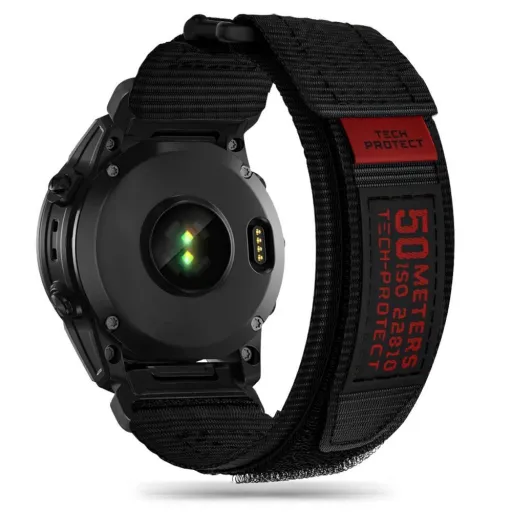 Tech-Protect Scout Pro szíj Garmin Fenix ​​3 / 5X / 3HR / 5X Plus / 6X / 6X Pro / 7X - Fekete