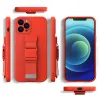 Rope case gél tok nyakpánttal táska pánt iPhone 11 Pro Max sötétkék tok - 0. kép