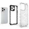 Honeycomb tok iPhone 14 Pro páncélozott hibrid fekete - 1. kép