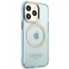 Guess Gold Outline Translucent MagSafe tok iPhone 13 Pro - kék - 2. kép