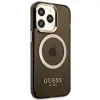 Guess Arany Körvonal Átlátszó MagSafe Tok iPhone 13 Pro - Fekete - 2. kép