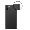 Sleep Case könyvtípusú tok interaktív ablakkal iPhone 13 Pro-hoz fekete - 1. kép