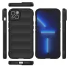 Magic Shield Case tok iPhone 14 Plus készülékhez rugalmas páncélozott sötétkék tok - 4. kép