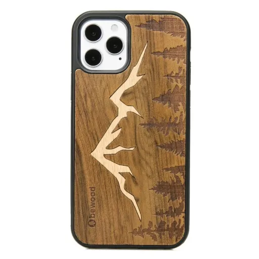 Fa tok iPhone 12/12 Pro Bewood Imbuia Hegyek Fa tok iPhone 12/12 Pro Bewood Imbuia Hegyek