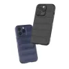 Magic Shield Case iPhone 13 Pro rugalmas páncélozott tok sötétkék tok - 3. kép