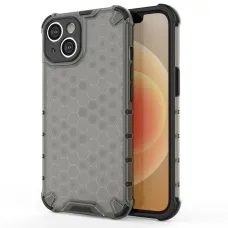 Honeycomb tok iPhone 14 páncélozott hibrid tok fekete