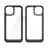 Iphone 15 Outer Space megerősített tok rugalmas kerettel - átlátszó - 0. kép