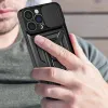 Hibrid Páncél Camshield tok iPhone 13 Pro Max kameravédős páncéltok rózsaszín - 2. kép