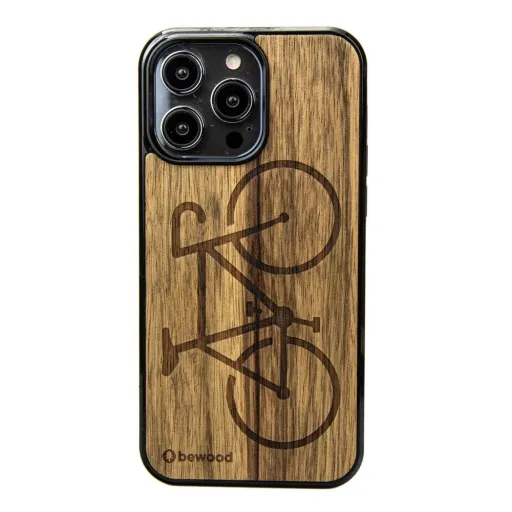 Bewood Bicycle Limba Fa Tok iPhone 15 Pro Max - Világos Barna Bewood Bicycle Limba Fa Tok iPhone 15 Pro Max - Világos Barna