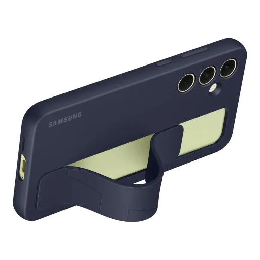 Samsung Standing Grip tok (EF-GA556TBEGWW) tartóval Samsung Galaxy A55-re - kék-fekete