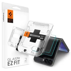 Spigen Glas.tR EZ Fit edzett üveg Samsung Galaxy Z Flip 6-hoz - 2 db üvegfólia