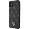 Original Case GUESS hardcase 4G Triangle Metal Logo GUHCN61PG4GPK iPhone 11 tok fekete - 0. kép