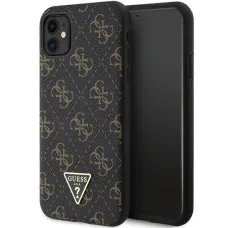 Original Case GUESS hardcase 4G Triangle Metal Logo GUHCN61PG4GPK iPhone 11 tok fekete