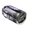 Borofone Autós töltő BZ29A Talented - USB + Type C - QC 3.0 PD 36W 3A átlátszó-lila - 0. kép