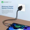 Amazing Thing fali töltő Speed Pro EUPD20WB - USB + Type C - QC 3.0 PD 20W 3A fekete - 2. kép