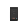Amazing Thing fali töltő Thunder Pro GaN EUTH66W - USB + 2xType C - PD 66W fekete - 0. kép