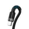 Baseus Caful HW gyorstöltő kábel USB/USB Type-C kábel 40W 1m szürke/fekete - 2. kép