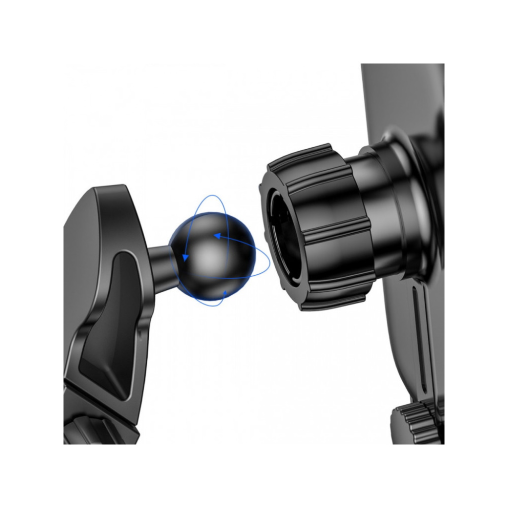 Baseus Smart elektromos autós telefontartó és Qi vezeték nélküli töltő fekete (WXHW03-01) - 4