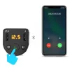 Dudao bluetooth FM transmitter és autós töltő 2xUSB 3.4A fekete - 3. kép