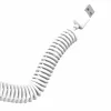 Dudao szivargyújtós töltő 2xUSB 2.4A és 3in1 lightning/ Type-C/ micro USB kábel fehér - 1. kép