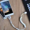 Dudao szivargyújtós töltő 2xUSB 2.4A és 3in1 lightning/ Type-C/ micro USB kábel fehér - 2. kép