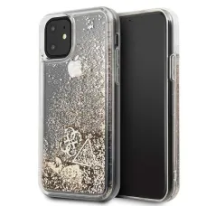 iPhone 11 Guess Liquid Glitter arany PC tok