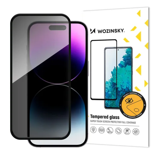 Wozinsky Privacy Glass edzett üvegfólia iPhone 16-hoz