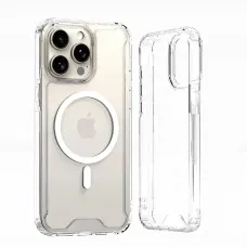 Clear Corner Case MagSafe tok iPhone 16 Pro Max - átlátszó