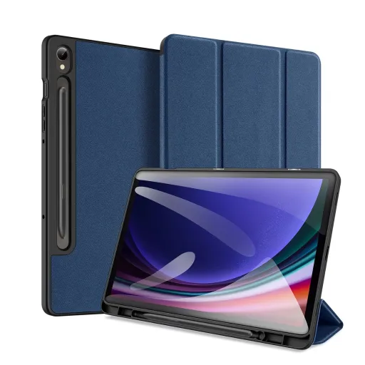 Dux Ducis Domo Samsung Galaxy Tab S9 FE fliptok állvánnyal - kék Dux Ducis Domo Samsung Galaxy Tab S9 FE fliptok állvánnyal - kék