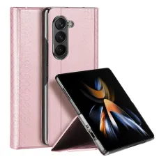 Samsung Galaxy Z Fold5 5G Dux Ducis Bril Wallet Flip Leather tok - Pink