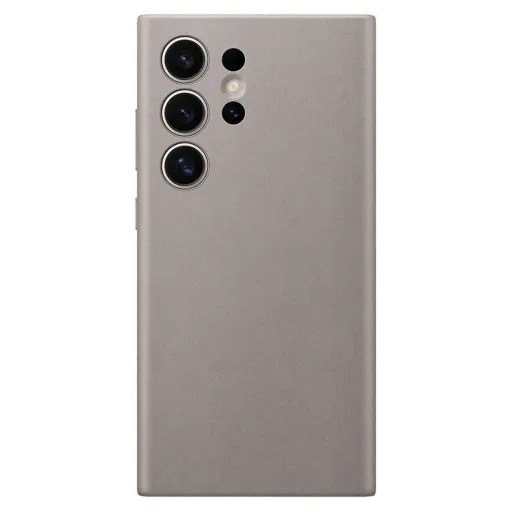Samsung Vegán Bőr Tok GP-FPS928HCAAW Samsung Galaxy S24 Ultra számára - szürke Samsung Vegán Bőr Tok GP-FPS928HCAAW Samsung Galaxy S24 Ultra számára - szürke