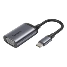 Baseus Adapter HUB - Type C to VGA + Type C PD - (CAHUB-O0G) sötétszürke