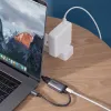 Baseus Adapter HUB - Type C to VGA + Type C PD - (CAHUB-O0G) sötétszürke - 0. kép