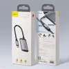 Baseus Adapter HUB - Type C to VGA + Type C PD - (CAHUB-O0G) sötétszürke - 1. kép