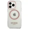 Guess Metal Outline MagSafe iPhone 13 Pro / iPhone 13 tok - rózsaszín - 1. kép