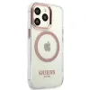 Guess Metal Outline MagSafe iPhone 13 Pro / iPhone 13 tok - rózsaszín - 2. kép