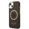 Guess Gold Outline Translucent MagSafe tok iPhone 13 - fekete - 0. kép