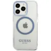 Guess Metal Outline MagSafe iPhone 13 Pro / iPhone 13 tok - kék - 1. kép