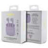 Guess GUTWST26PSU TWS Bluetooth slúchadlá + dokovacia stanica - fialová Classic EST Logo - 2. kép