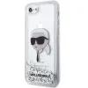 Karl Lagerfeld KLHCI8LNKHCH iPhone 7/8/SE 2020/2022 ezüst/ezüst kemény tok Glitter Karl Head - 0. kép